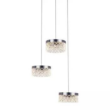 Подвесной светильник светодиодный Delight Collection Diamond cut MD21020075-3A chrome DeLight Collection