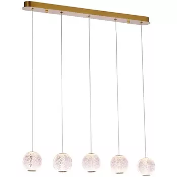 Подвесной светильник светодиодный Delight Collection Elliot Diamante MD20001012-5B gold в форме шара DeLight Collection