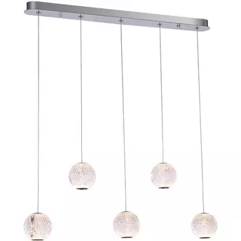 Подвесной светильник светодиодный Delight Collection Elliot Diamante MD20001012-5B chrome в форме шара DeLight Collection