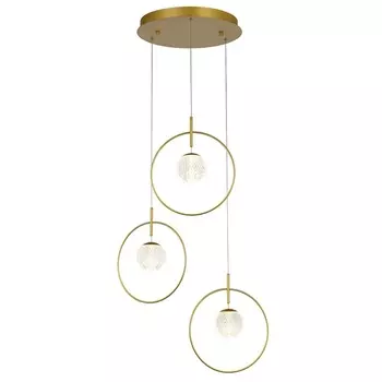 Подвесной светильник светодиодный Delight Collection Elliot Diamante MD21001043-3A gold кольцо DeLight Collection