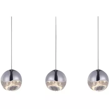 Подвесной светильник светодиодный Delight Collection Globo SD3301-3 nickel в форме шара DeLight Collection