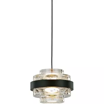 Подвесной светильник светодиодный Delight Collection Indiana MD22030002-1A black/clear DeLight Collection