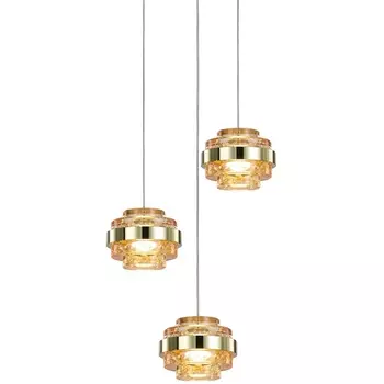 Подвесной светильник светодиодный Delight Collection Indiana MD22030002-3A gold/champagne DeLight Collection