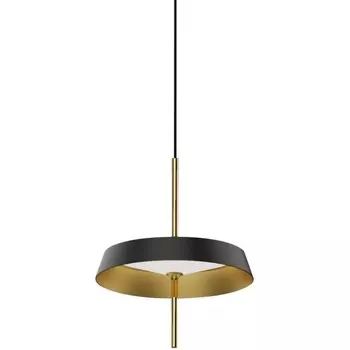 Подвесной светильник в виде летающей тарелки светодиодный Delight Collection MD18001061 MD18001061-1A black/gold DeLight Collection