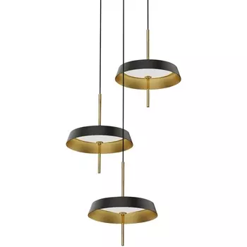 Подвесной светильник светодиодный Delight Collection MD18001061 MD18001061-3B black/gold DeLight Collection