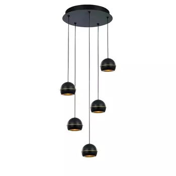 Подвесной светильник светодиодный Delight Collection MD21001034 MD21001034-5A black/gold DeLight Collection