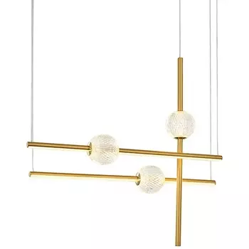 Подвесной светильник светодиодный Delight Collection MD21001050 MD21001050-3B gold в форме шара DeLight Collection