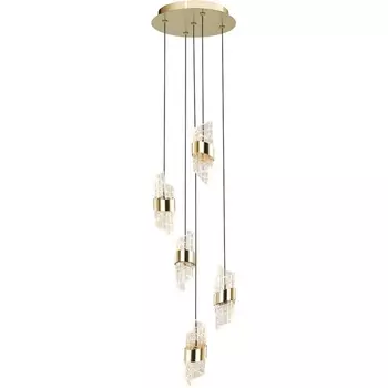 Подвесной светильник светодиодный Delight Collection MD23001022 MD23001022-5A gold DeLight Collection
