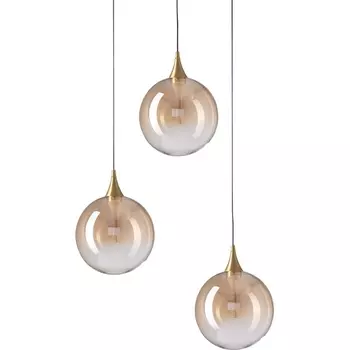 Подвесной светильник светодиодный Delight Collection MD23001045 MD23001045H-3A brass/champagne в форме шара DeLight Collection