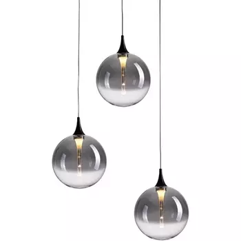 Подвесной светильник светодиодный Delight Collection MD23001045 MD23001045H-3A black/smoky в форме шара DeLight Collection