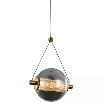 Подвесной светильник светодиодный Delight Collection MD23030090 MD23030090-1D brass в форме шара DeLight Collection