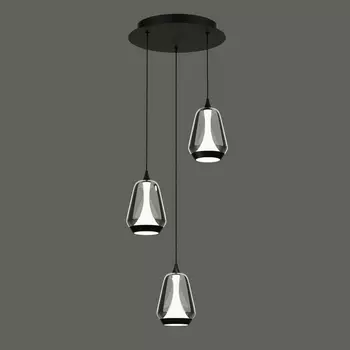 Подвесной светильник светодиодный Delight Collection MD24001011 MD24001011-3A black/smoky DeLight Collection