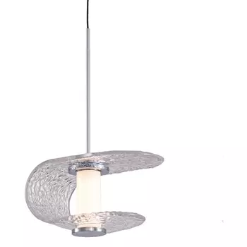 Подвесной светильник светодиодный Delight Collection MD24020901 MD24020901-1A chrome/clear DeLight Collection