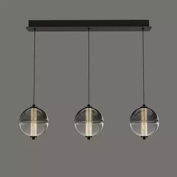 Подвесной светильник светодиодный Delight Collection MD24022079 MD24022079-3B black/smoky в форме шара DeLight Collection
