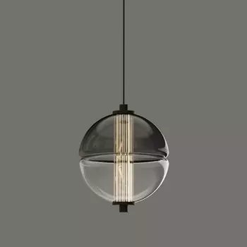 Подвесной светильник светодиодный Delight Collection MD24022079 MD24022079-1A black/smoky в форме шара DeLight Collection