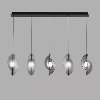 Подвесной светильник светодиодный Delight Collection MD24030035 MD24030035-5B black/smoky DeLight Collection