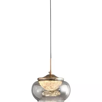 Подвесной светильник светодиодный Delight Collection MT9128 MT9128-1H gold/smoke DeLight Collection