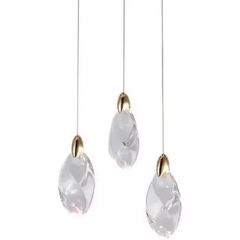 Подвесной светильник светодиодный Delight Collection OD2440 OD2439-3 gold/clear DeLight Collection