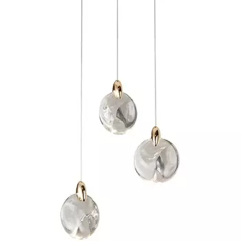 Подвесной светильник светодиодный Delight Collection OD2440 OD2440-3 gold/clear DeLight Collection