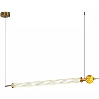 Подвесной светильник светодиодный Delight Collection OD2503 OD2503-L118 gold в форме шара DeLight Collection