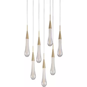 Подвесной светильник светодиодный Delight Collection Pour MD2060-7A br.brass DeLight Collection