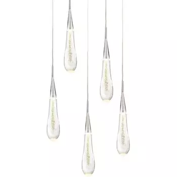 Подвесной светильник светодиодный Delight Collection Pour P98036-5 silver DeLight Collection