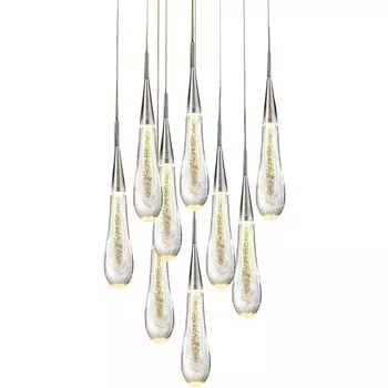 Подвесной светильник светодиодный Delight Collection Pour MD-023B-9 chrome DeLight Collection