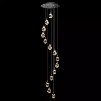 Подвесной светильник светодиодный Delight Collection Stilla MD24001004-14A copper/clear DeLight Collection