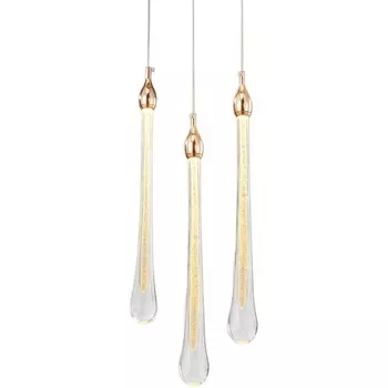 Подвесной светильник светодиодный Delight Collection Teardrop OM801670-3-G DeLight Collection