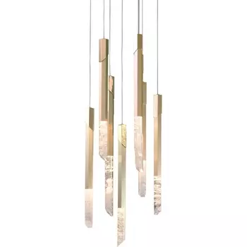 Подвесной светильник светодиодный Delight Collection Vita MD7747-7A (new) br.brass DeLight Collection