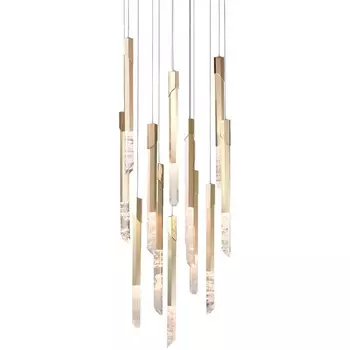 Подвесной светильник светодиодный Delight Collection Vita MD7747-12B (new) br.brass DeLight Collection