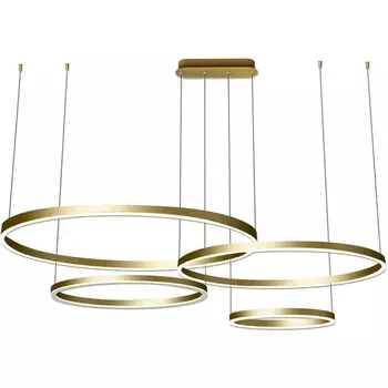 Подвесной светильник светодиодный диммируемый с пультом Kink Light Тор 08204,33P(4000K) кольцо