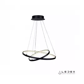 Подвесной светильник светодиодный диммируемый с пультом Axis D098-2 (600x400) BK (iLedex)