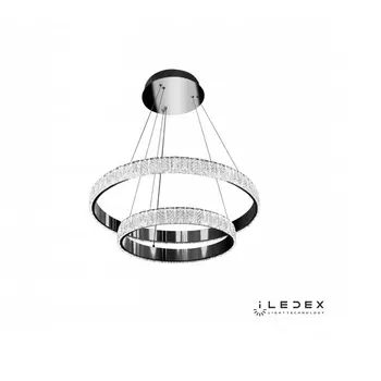 Подвесной светильник светодиодный диммируемый с пультом Crystal ice MD7212-60A CR (iLedex)
