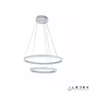 Подвесной светильник светодиодный диммируемый с пультом LZ-230-1 63W WH iLedex Orion кольцо