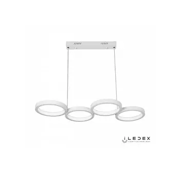 Подвесной светильник светодиодный диммируемый с пультом 9004-4-D WH iLedex Ring Star