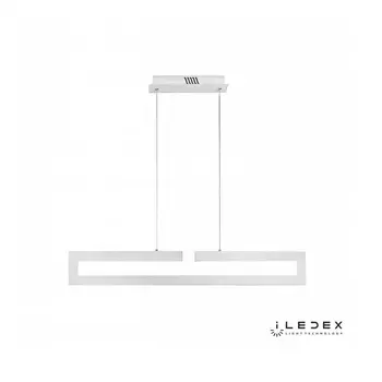 Подвесной светильник светодиодный диммируемый с пультом Stalker 9082-900*90-D WH (iLedex)