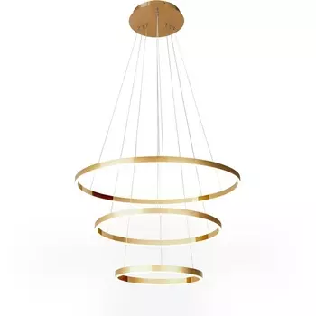 Подвесной светильник светодиодный диммируемый с пультом Kink Light Тор 08223,36A кольцо