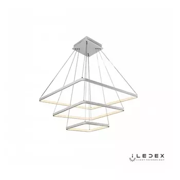 Подвесной светильник светодиодный диммируемый с пультом 8153-700+500+300-D-T WH iLedex Venus