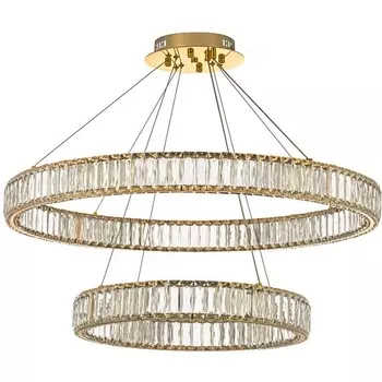 Подвесной хрустальный светильник светодиодный Dio D`arte Caneva Caneva L 1.5.80+50.100 G Dio D'Arte