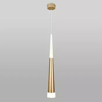 Подвесной светильник светодиодный 7+1W 4200K Elektrostandard Dlr038 золото