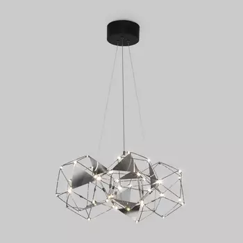 Подвесной светильник светодиодный Eurosvet Uma 90369/5 черный жемчуг