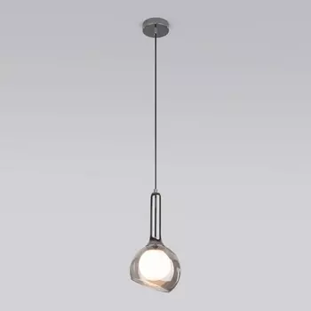 Подвесной светильник светодиодный 50188/1 Eurosvet Fantasy дымчатый в форме шара