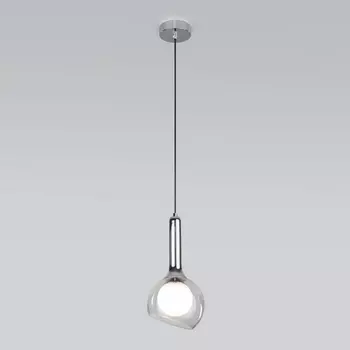 Подвесной светильник светодиодный 50188/1 Eurosvet Fantasy хром в форме шара