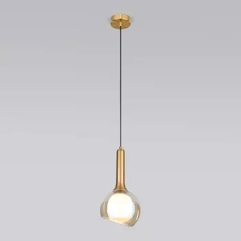 Подвесной светильник светодиодный 50188/1 Eurosvet Fantasy янтарный в форме шара