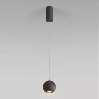 Подвесной светильник светодиодный 50215/1 Elektrostandard Giro LED черный в форме шара