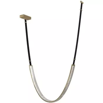 Подвесной светильник светодиодный хрустальный Delight Collection MD24083001 MD24083001-1F black/gold DeLight Collection