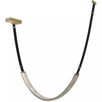 Подвесной светильник светодиодный хрустальный Delight Collection MD24083001 MD24083001-1E black/gold DeLight Collection