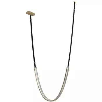 Подвесной светильник светодиодный хрустальный Delight Collection MD24083001 MD24083001-1G black/gold DeLight Collection