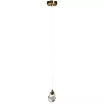 Подвесной светильник светодиодный хрустальный Loft It Rock 10111 Gold
